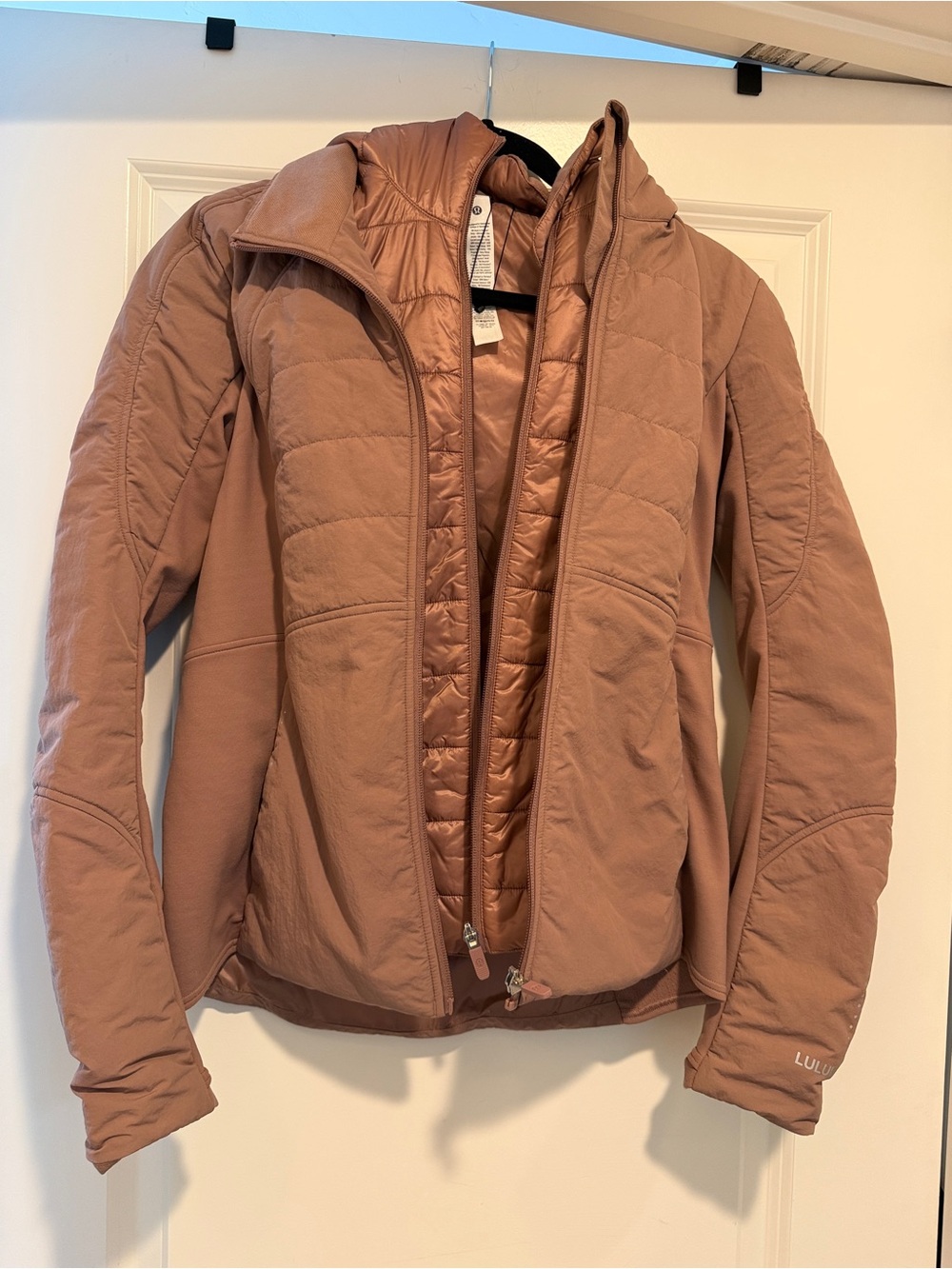 lululemon athletica Dusky Rose Quilted Insulated “Another Mile  jacket”